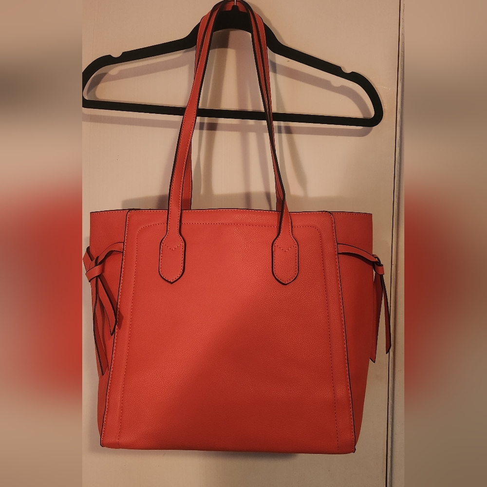 Vibrant Coral Tote Bag